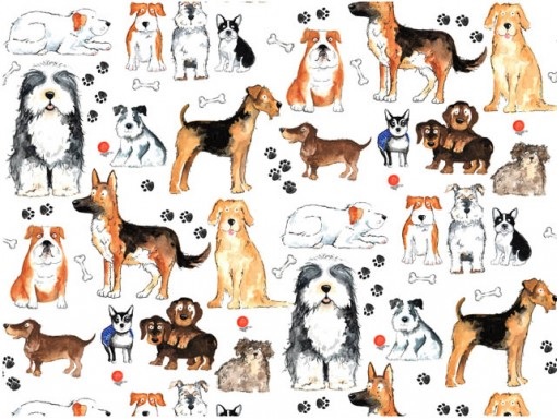 Walkies Chintz 200 mm x 200 mm